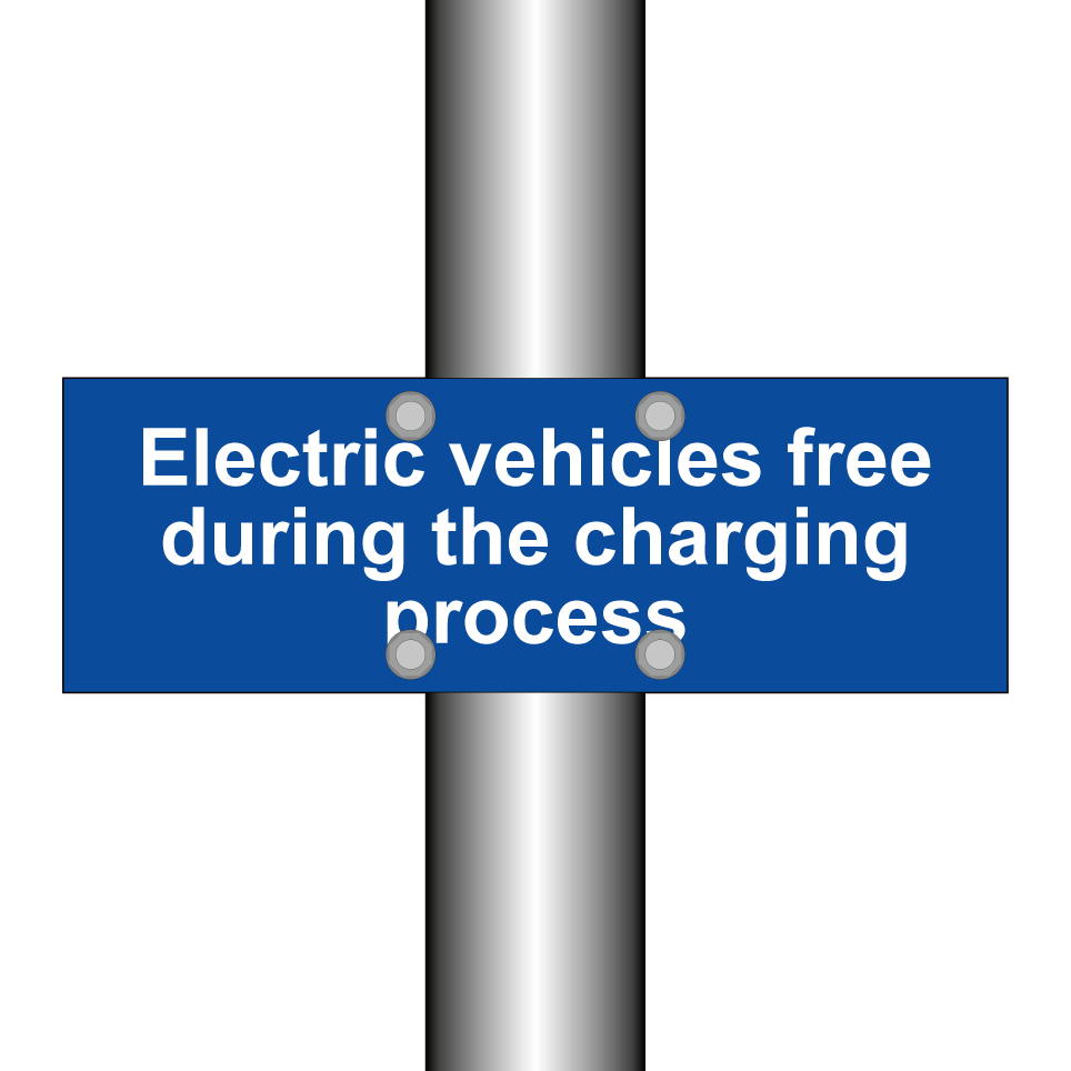 Electric vehicles free during the charging process