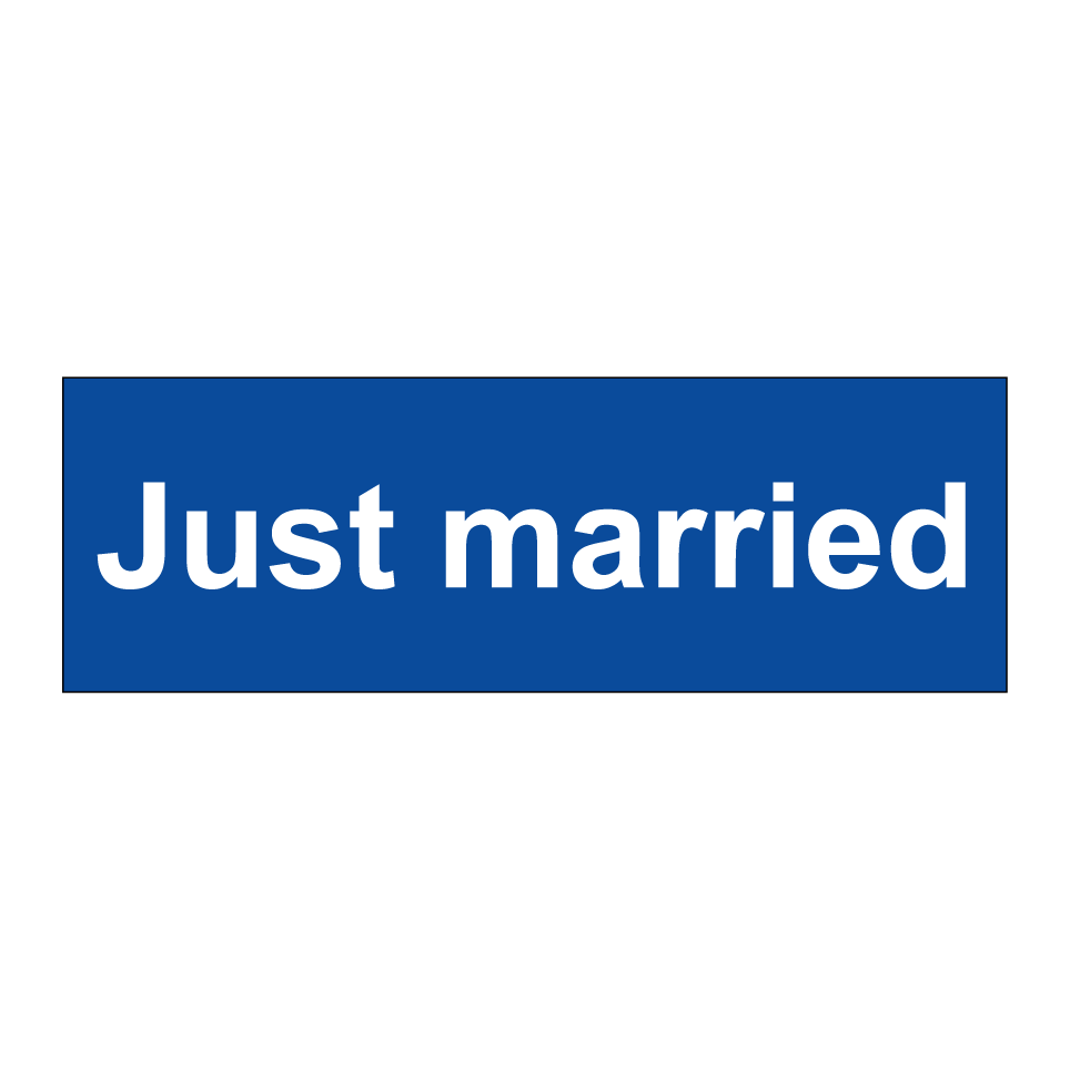 Just married