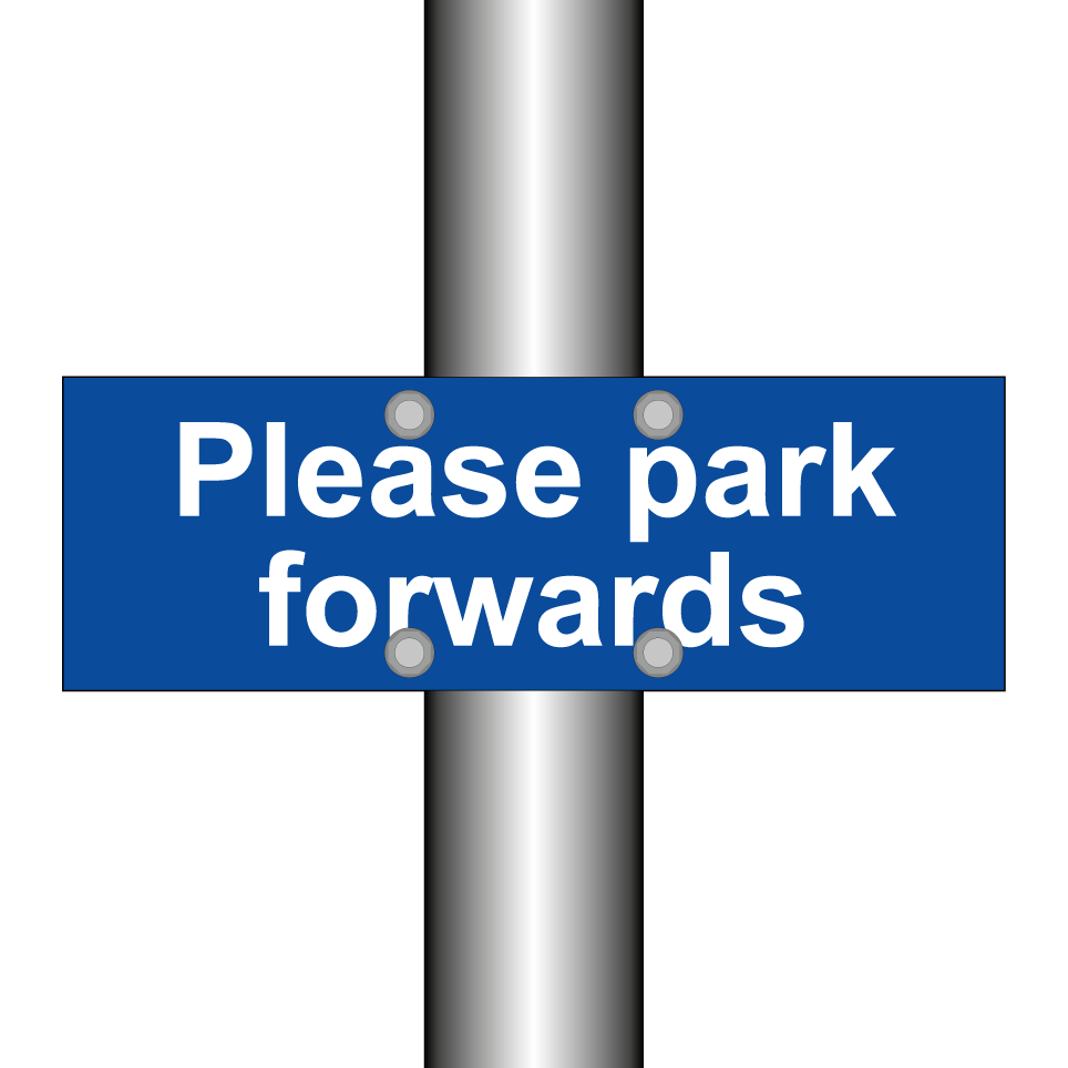 Please park forwards