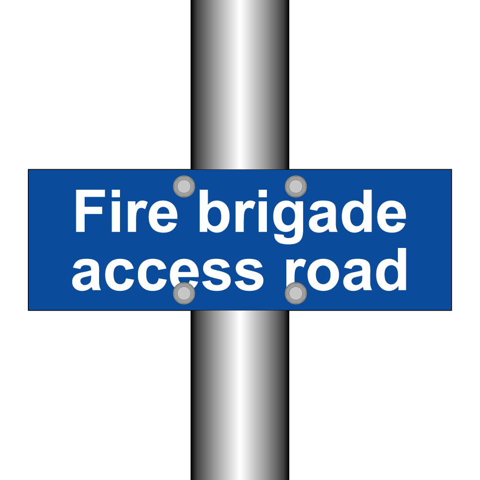 Fire brigade access road