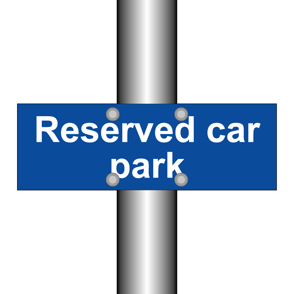 Reserved car park