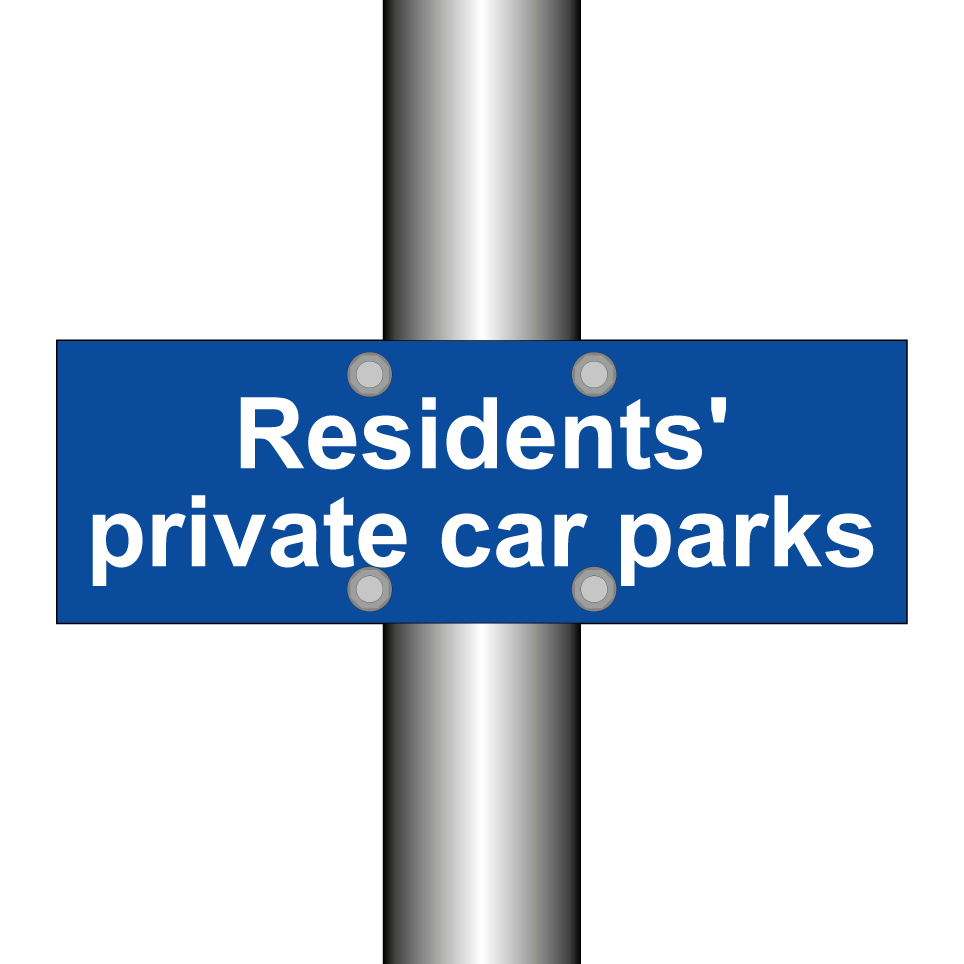 Residents' private car parks