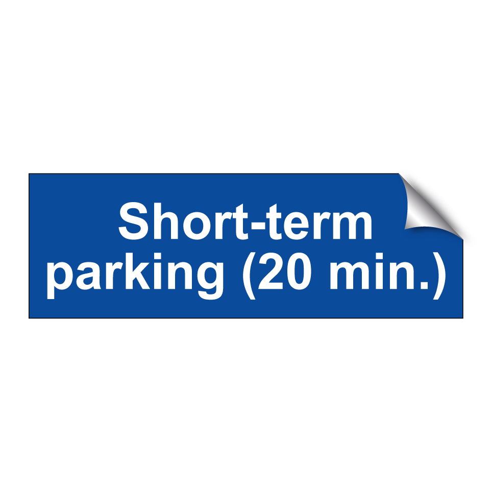 Short-term parking (20 min.)