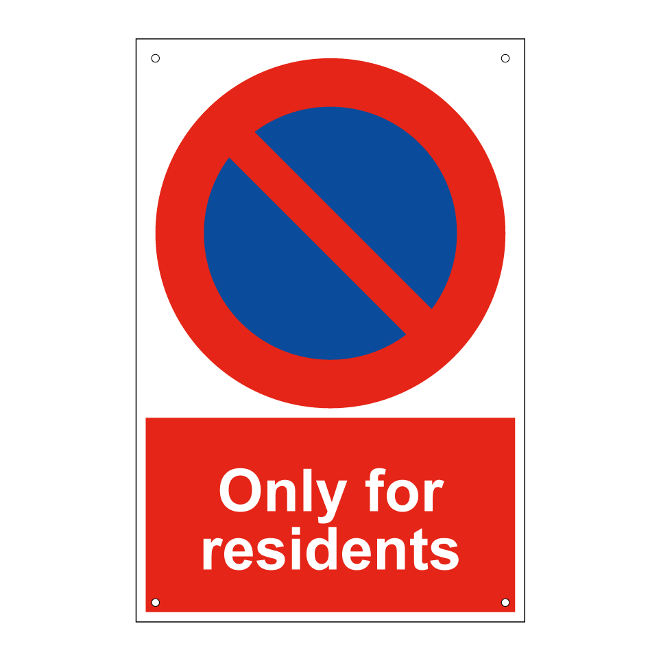 Only for residents