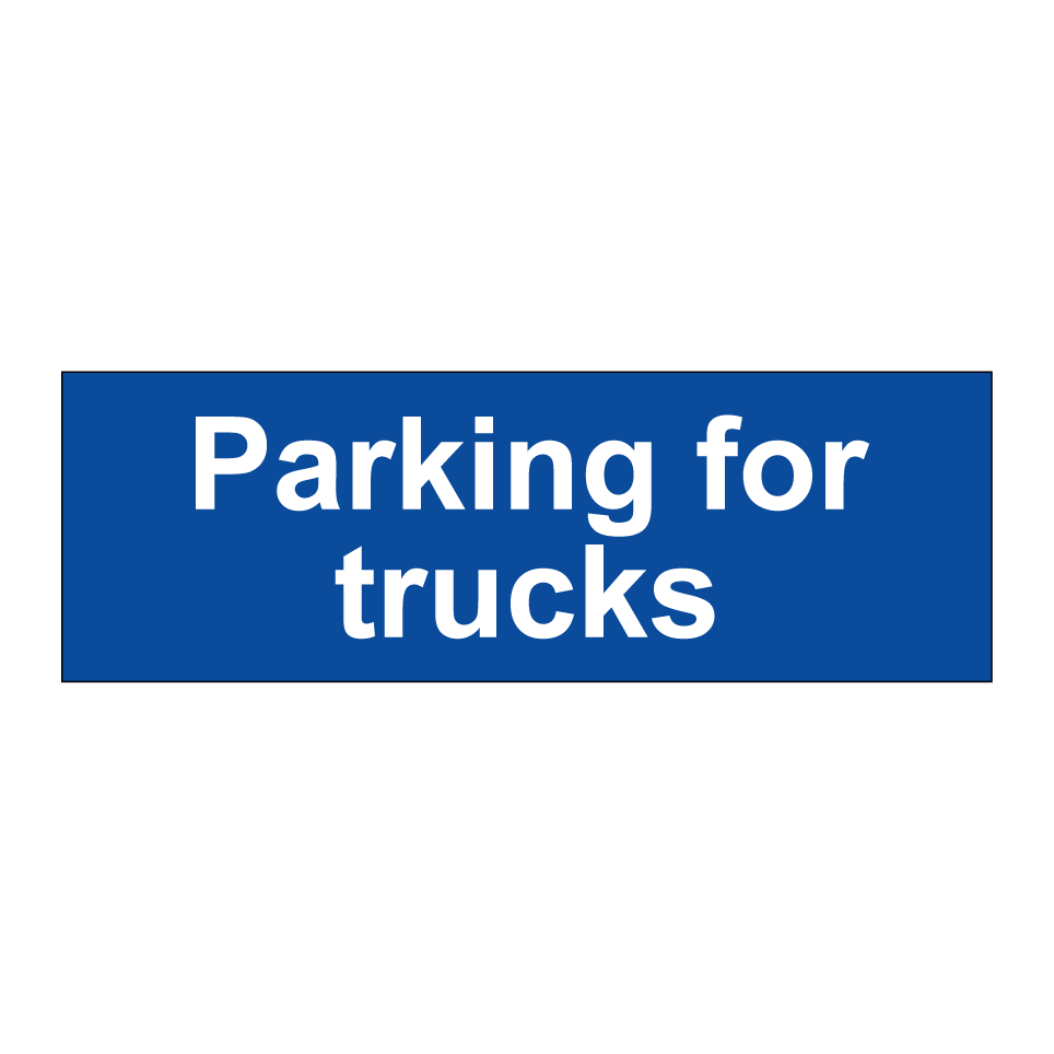 Parking for trucks