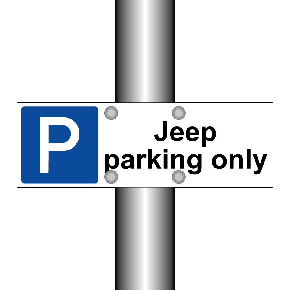 Jeep parking only