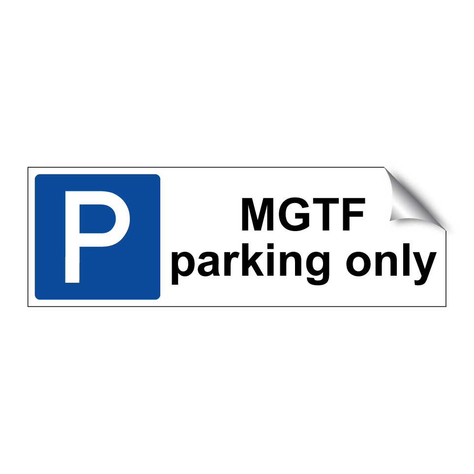 MGTF parking only