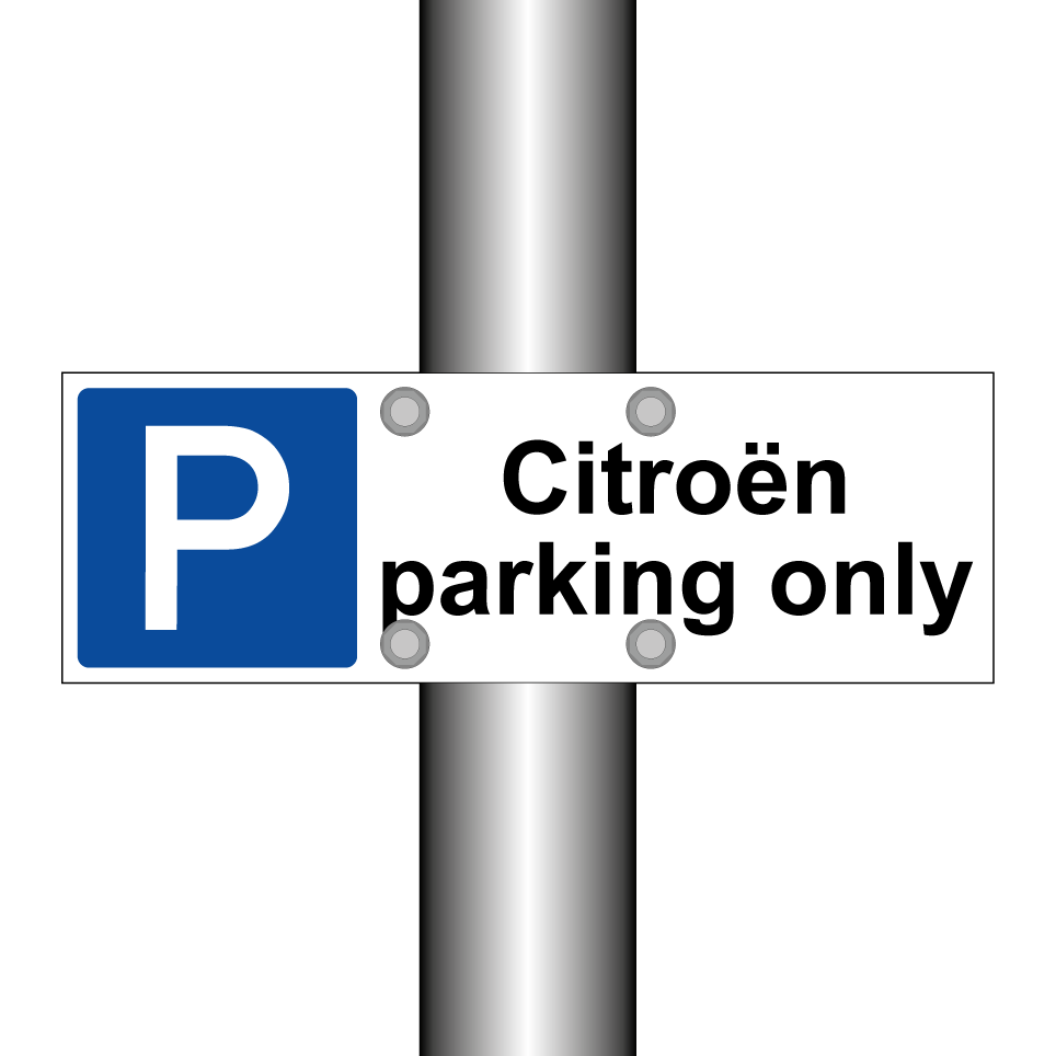 Citroën parking only