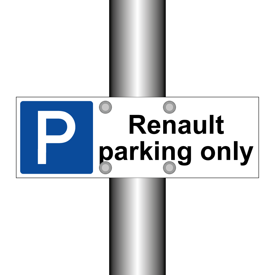 Renault parking only
