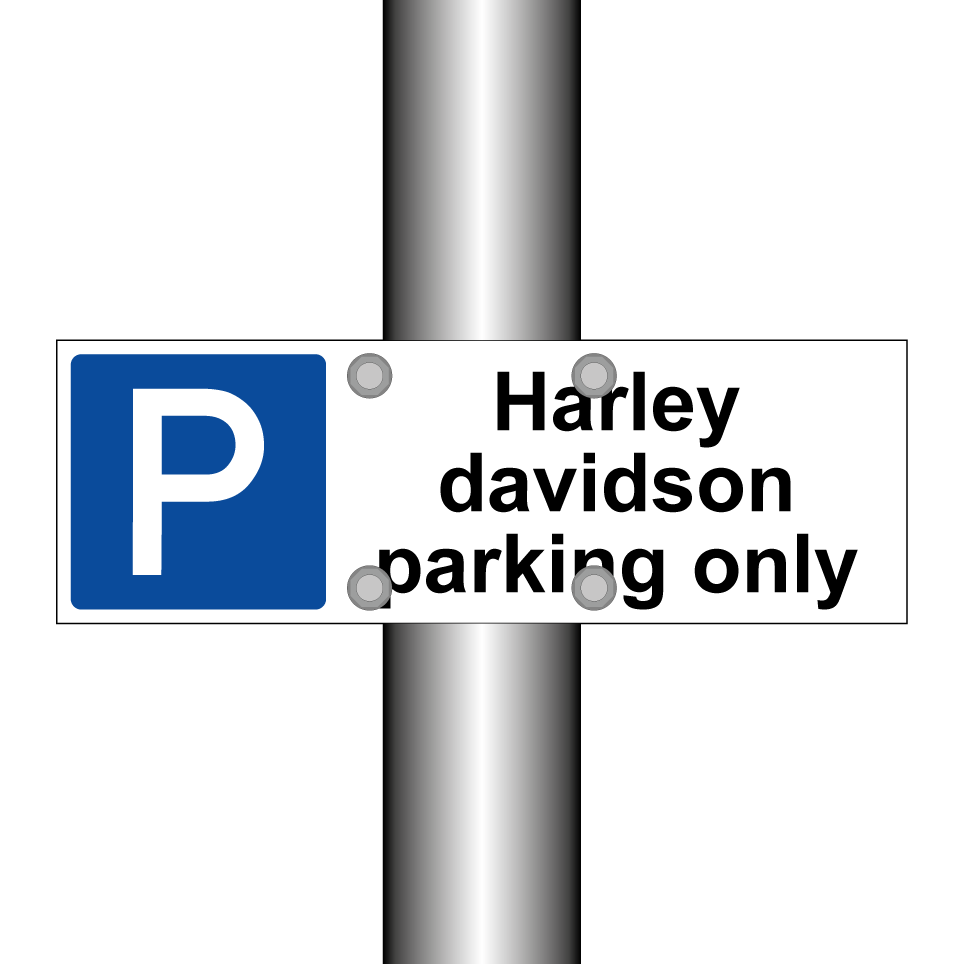 Harley davidson parking only