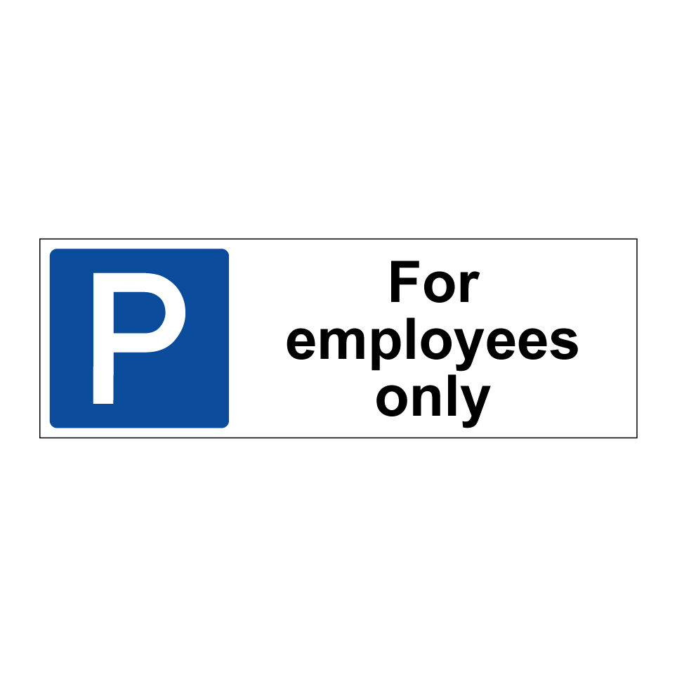 For employees only