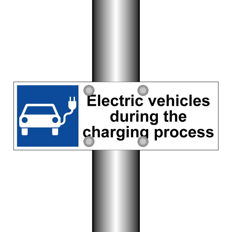 Electric vehicles during the charging process