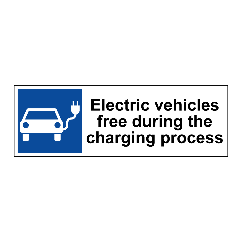 Electric vehicles free during the charging process