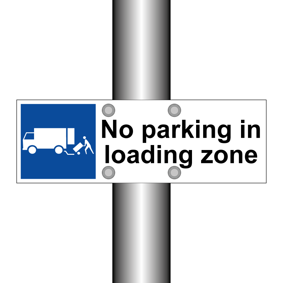 No parking in loading zone