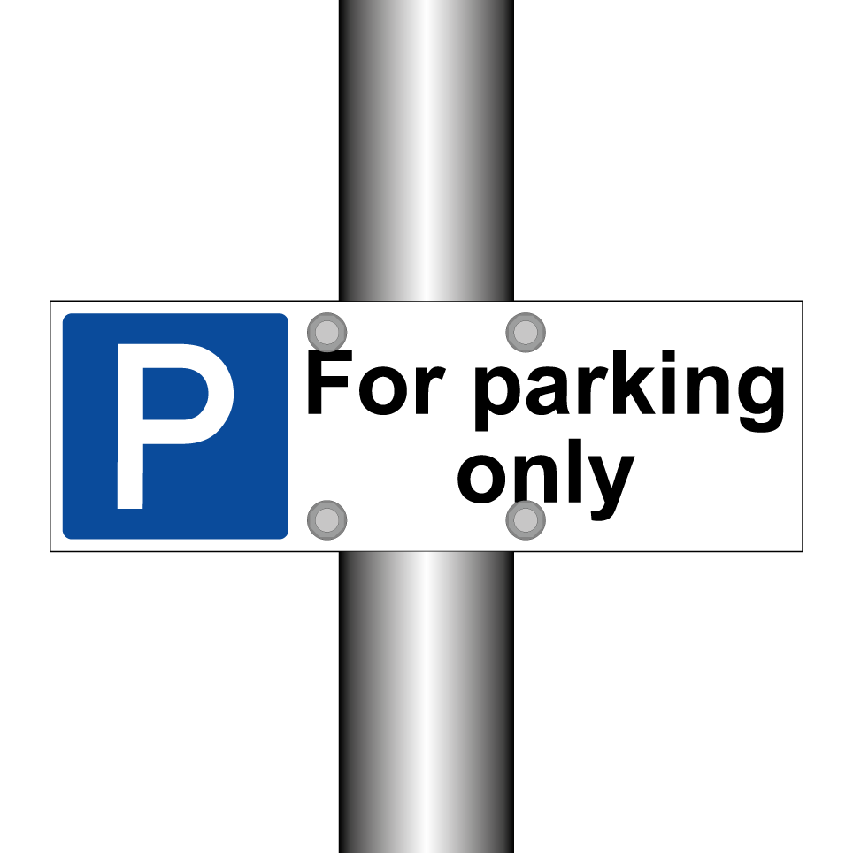 For parking only