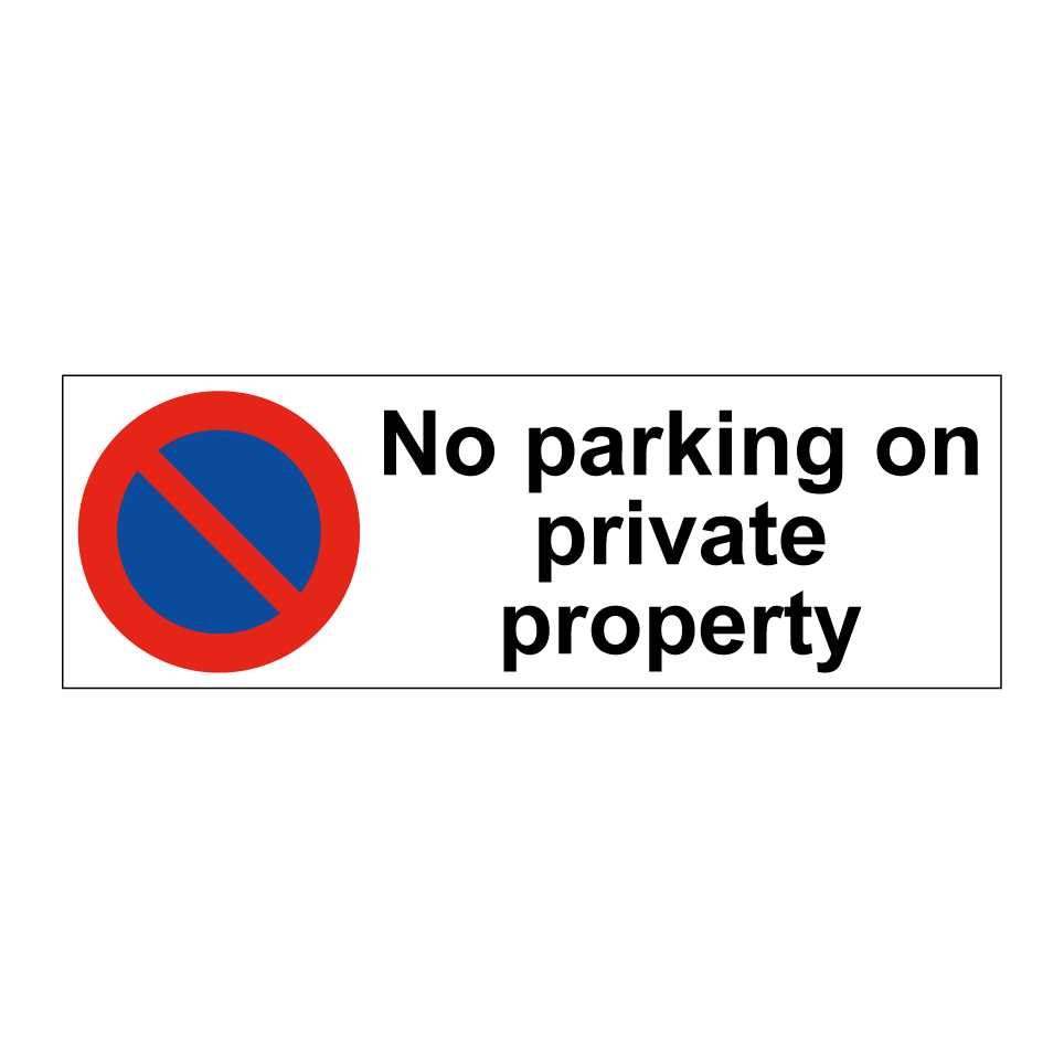 No parking on private property