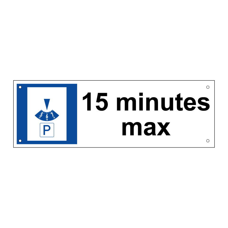 15 minutes max