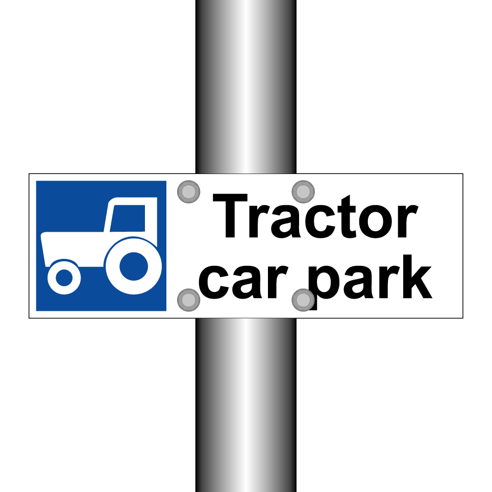 Tractor car park