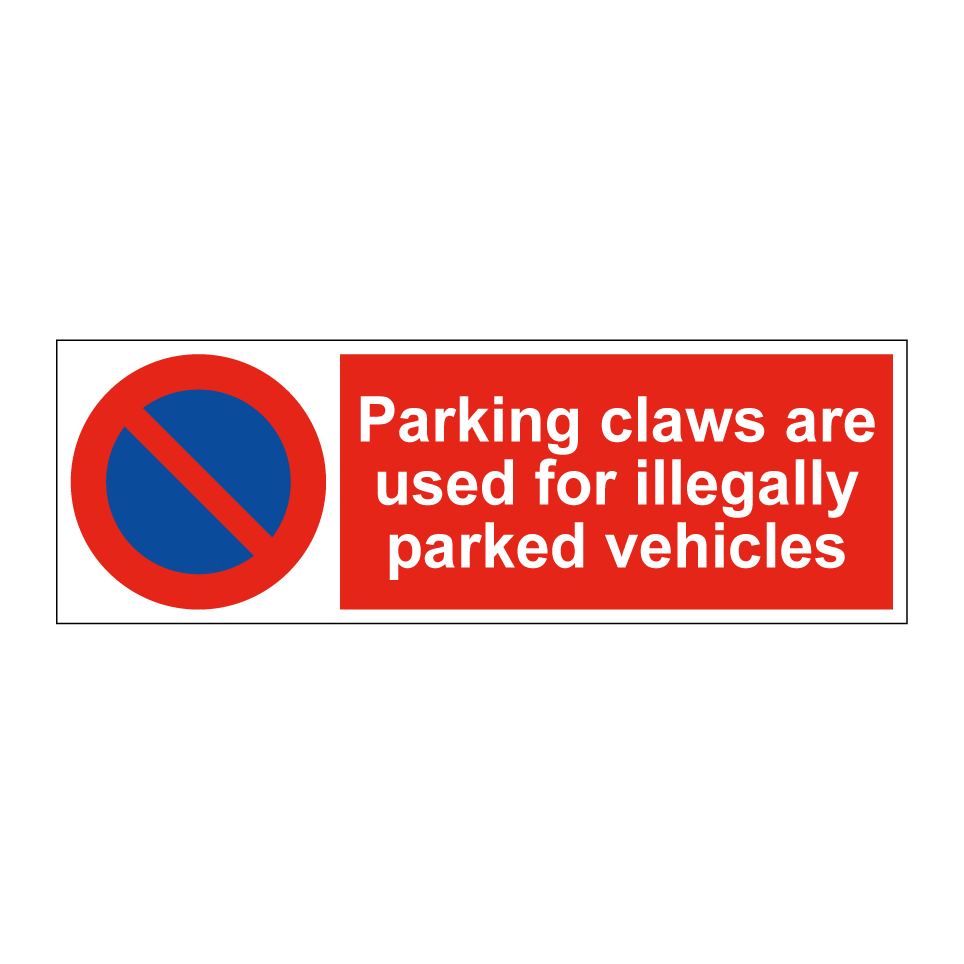 Parking claws are used for illegally parked vehicles