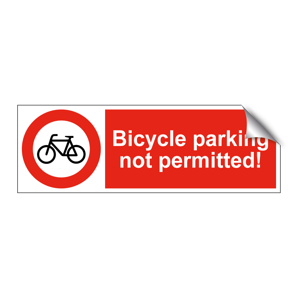 Bicycle parking not permitted!