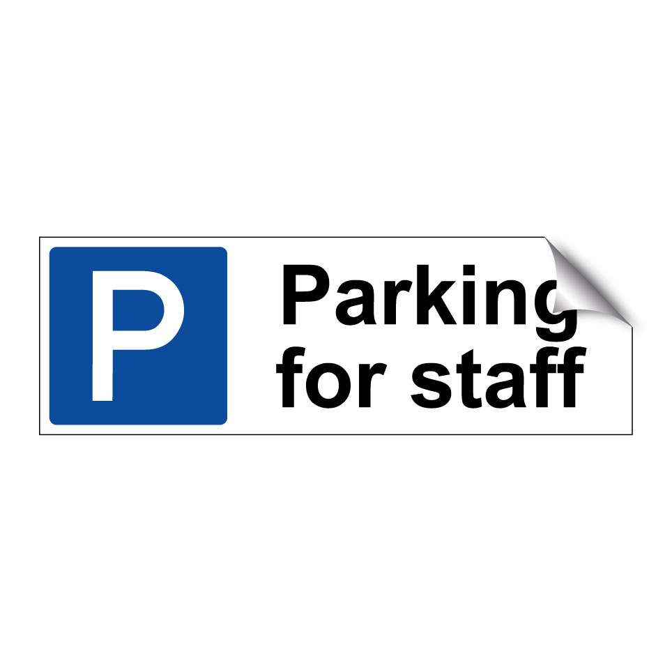 Parking for staff