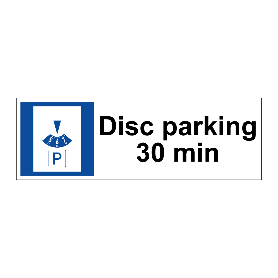 Disc parking 30 min