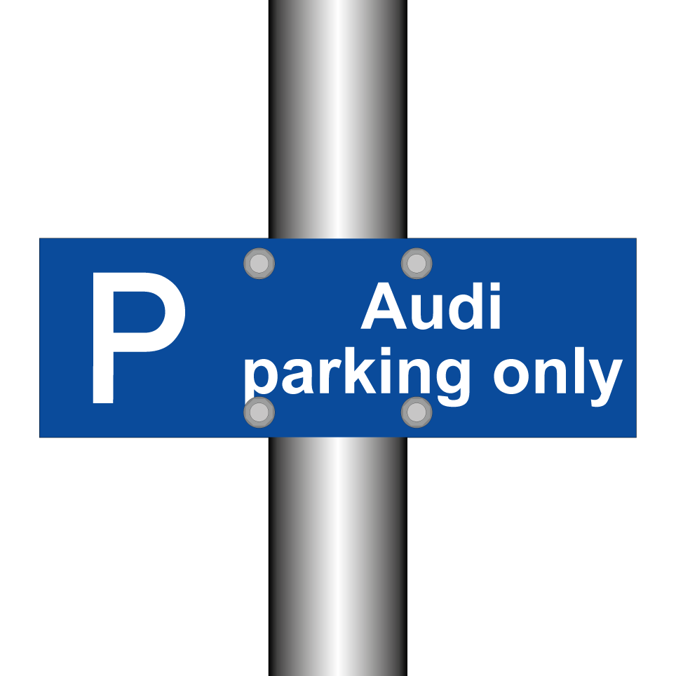 Audi parking only