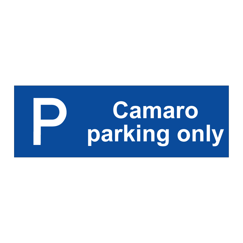 Camaro parking only