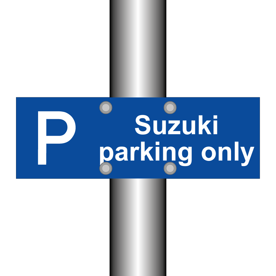 Suzuki parking only