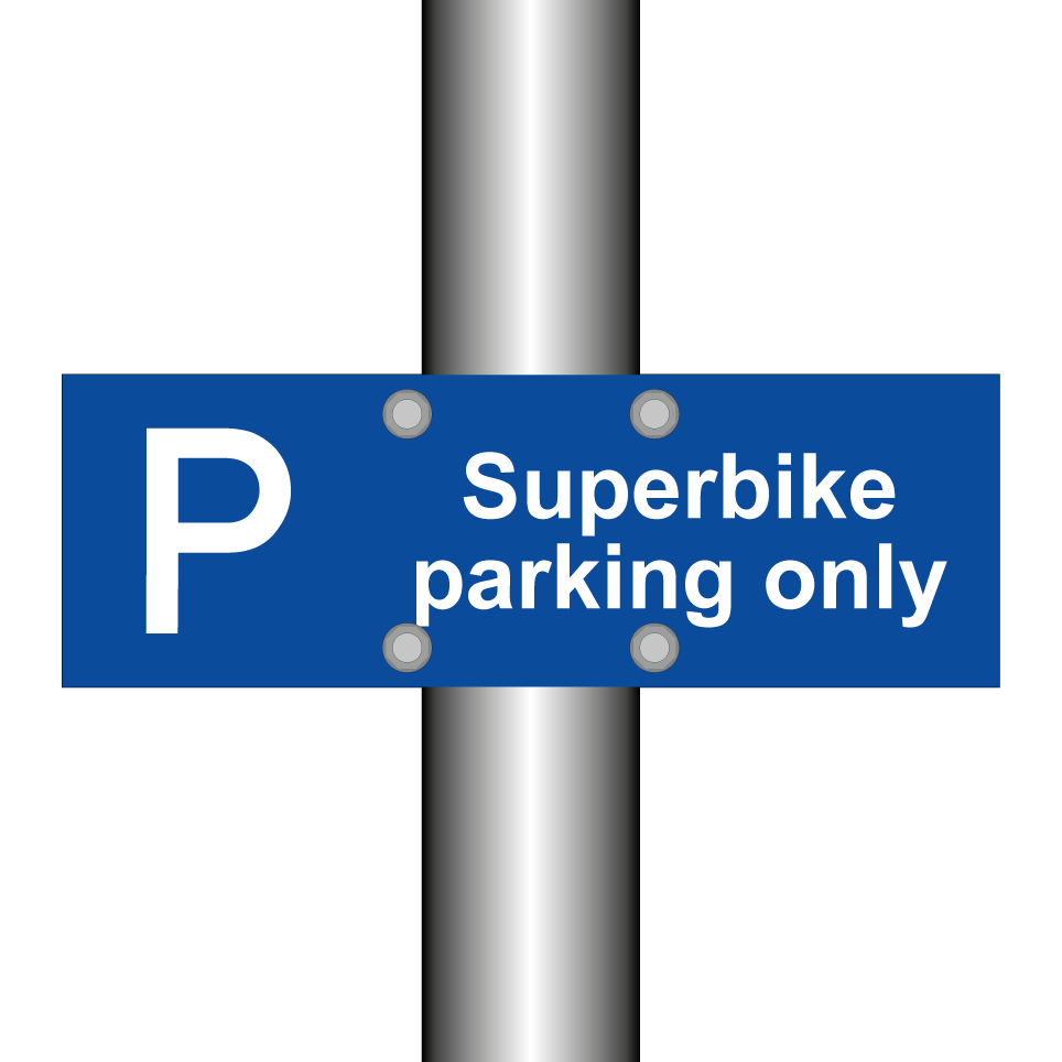 Superbike parking only