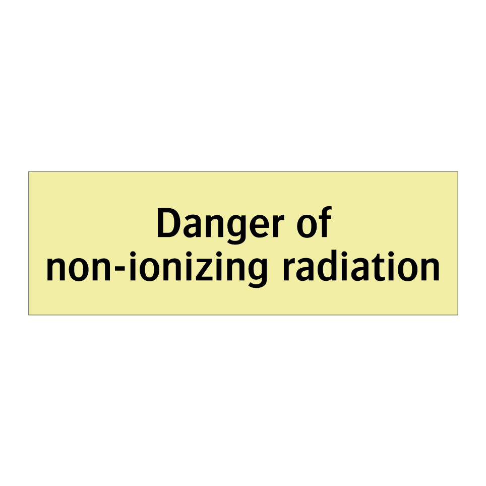 Danger of non-ionizing radiation