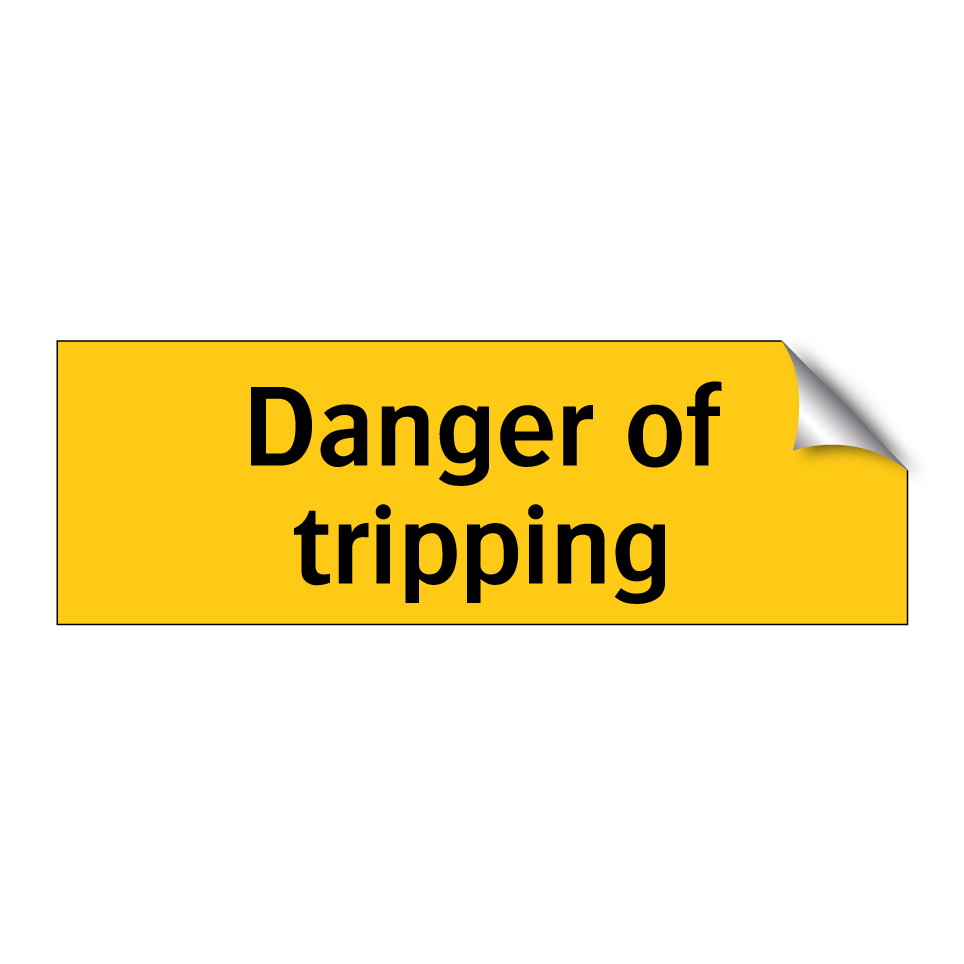 Danger of tripping