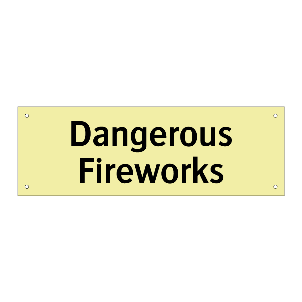 Dangerous Fireworks