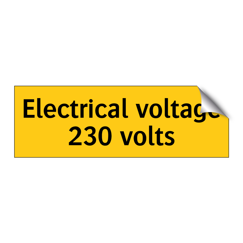 Electrical voltage 230 volts