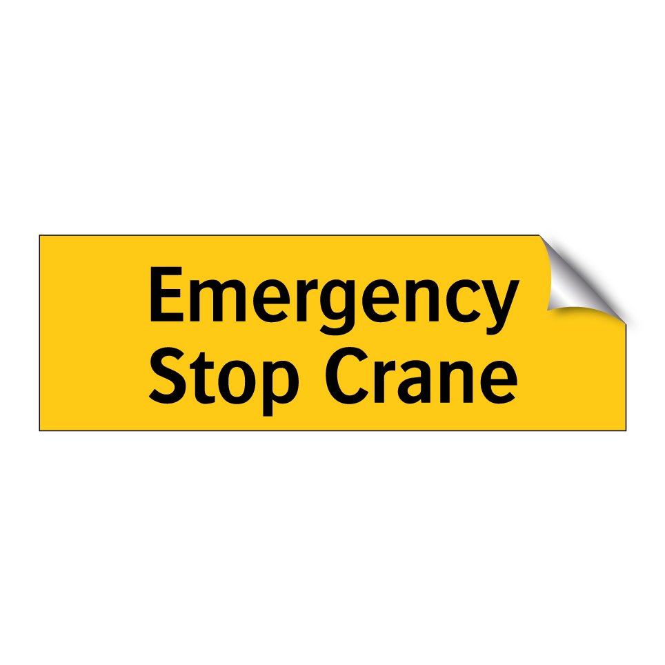 Emergency Stop Crane