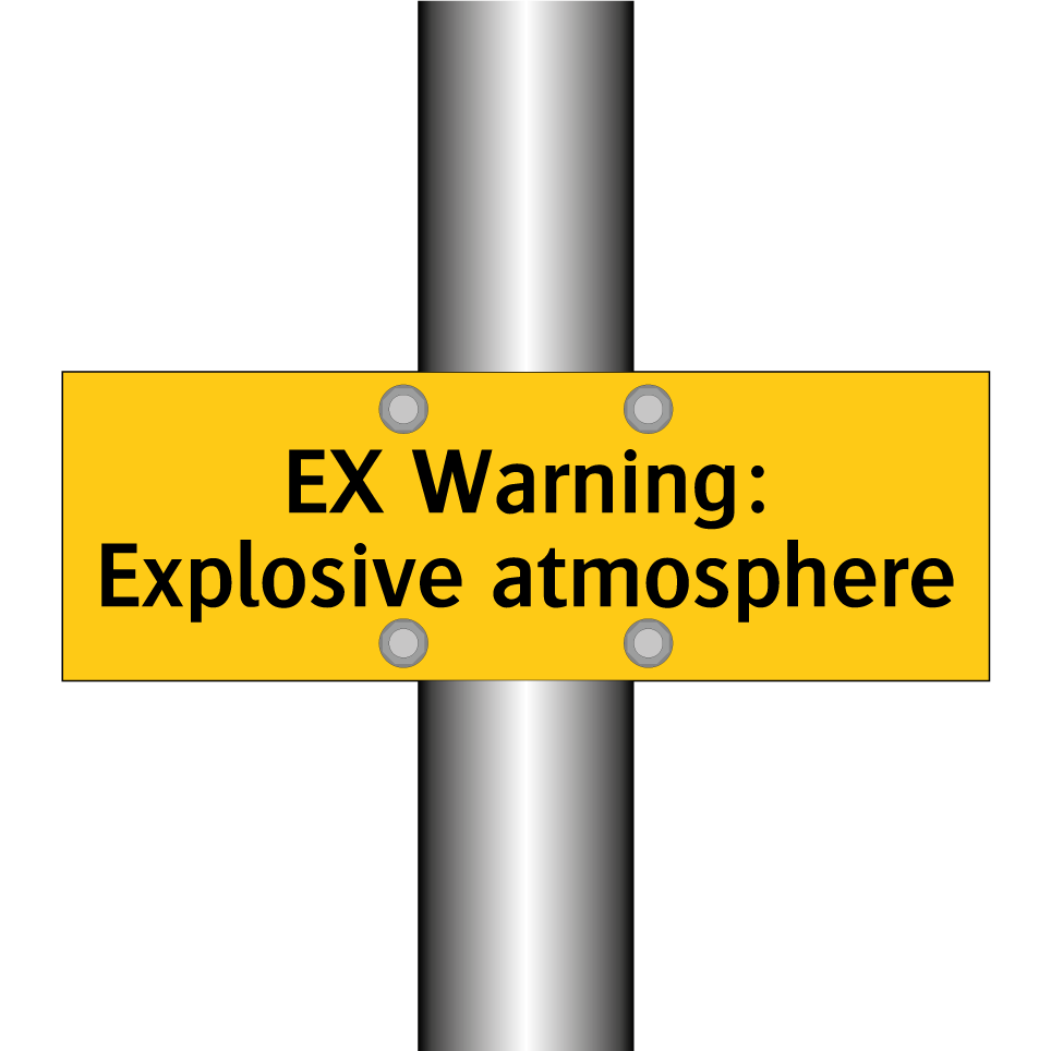 EX Warning: Explosive atmosphere