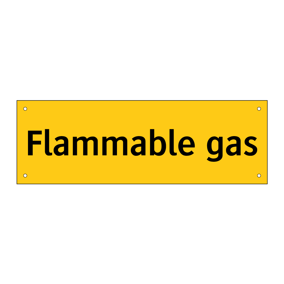 Flammable gas