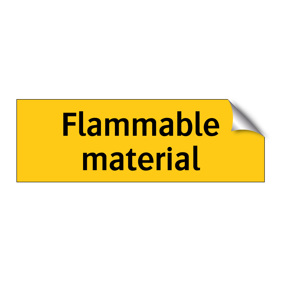 Flammable material