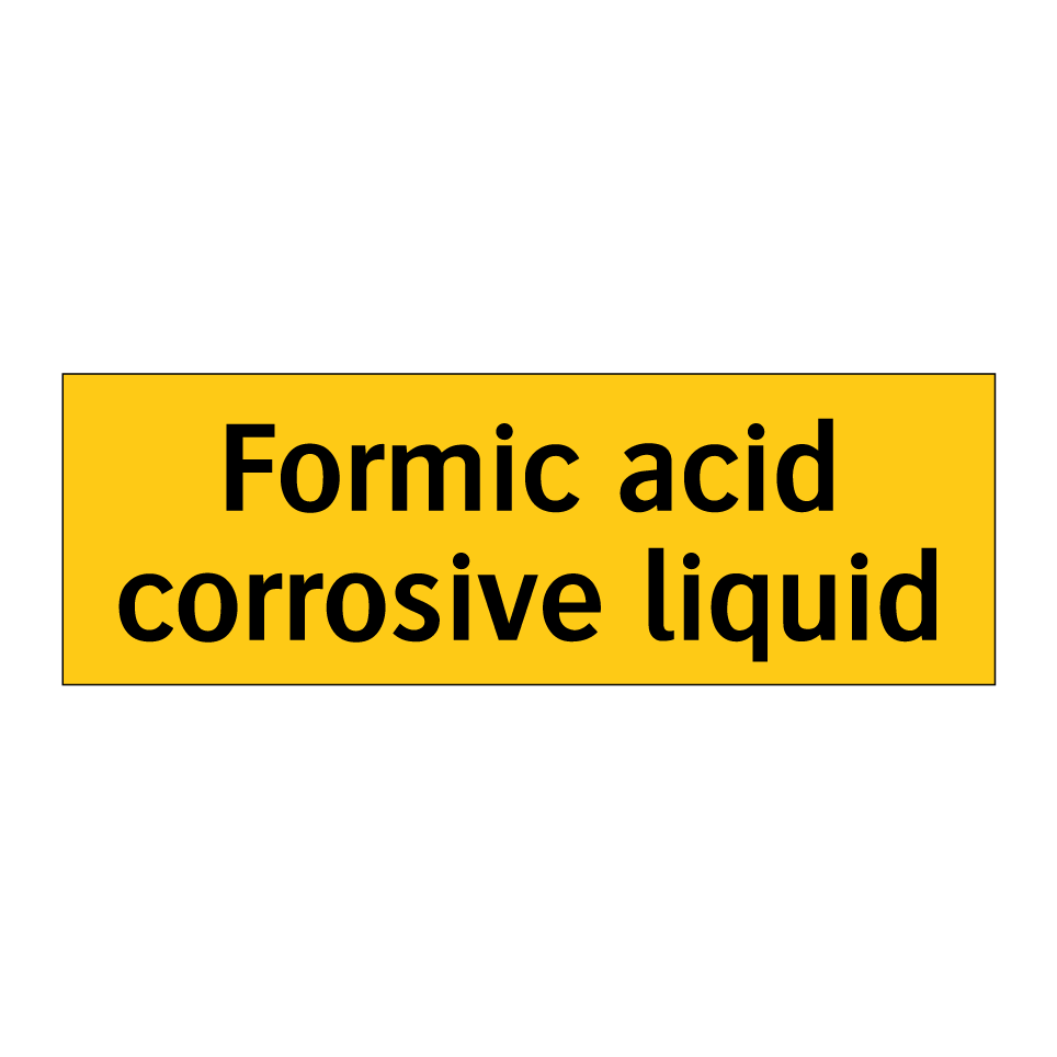Formic acid corrosive liquid