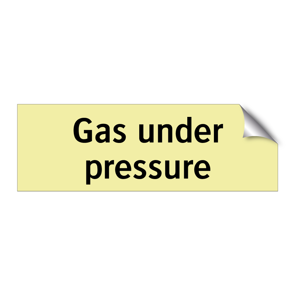 Gas under pressure
