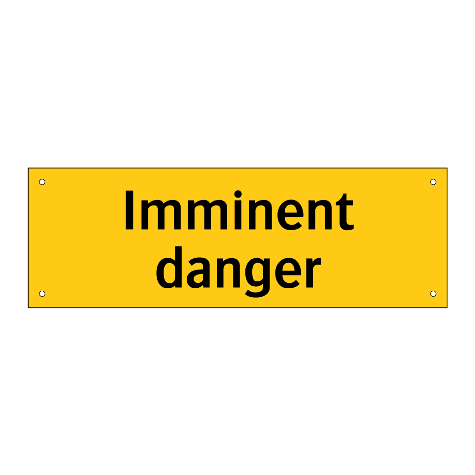 Imminent danger