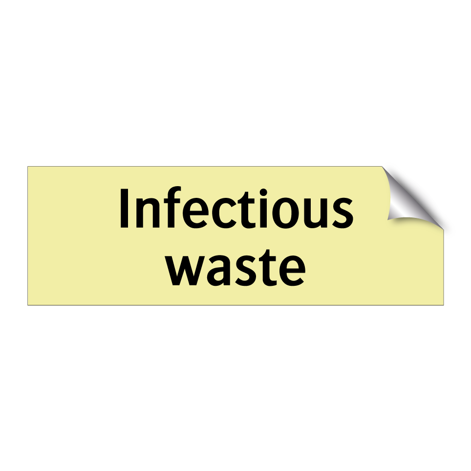 Infectious waste