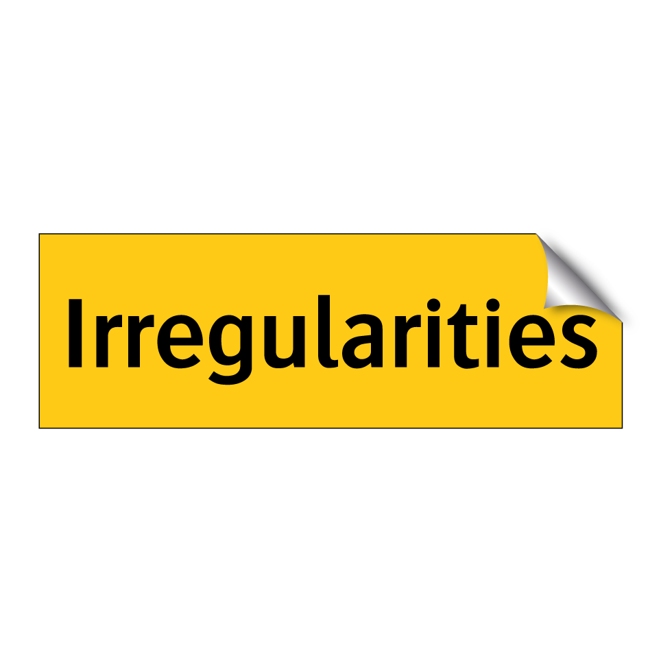 Irregularities