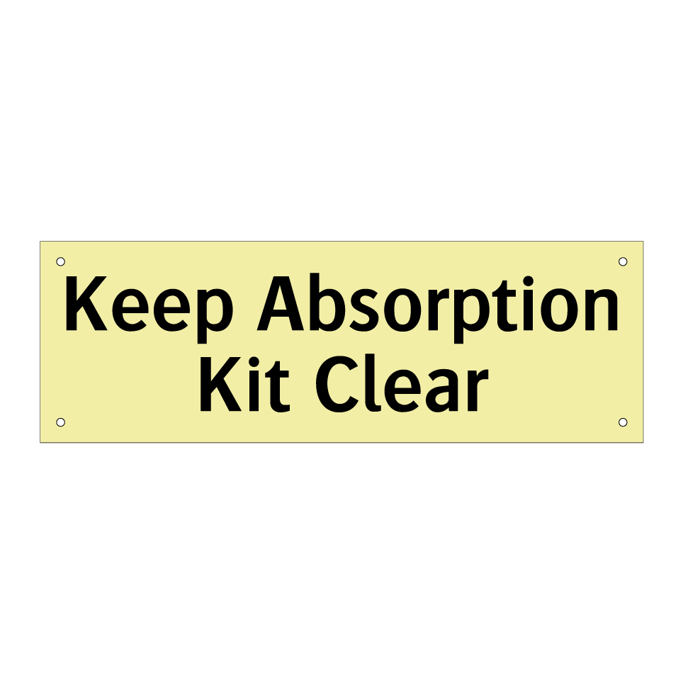 Keep Absorption Kit Clear