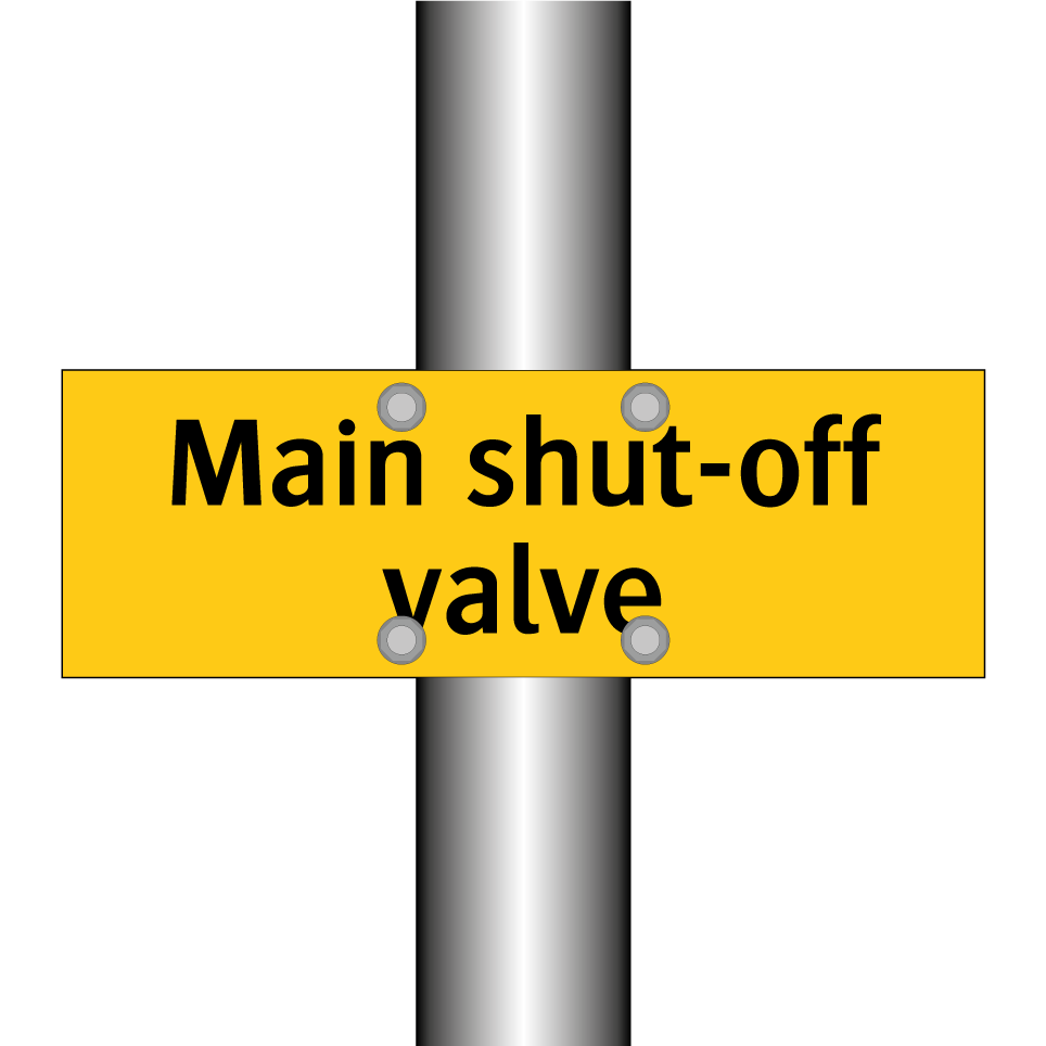 Main shut-off valve