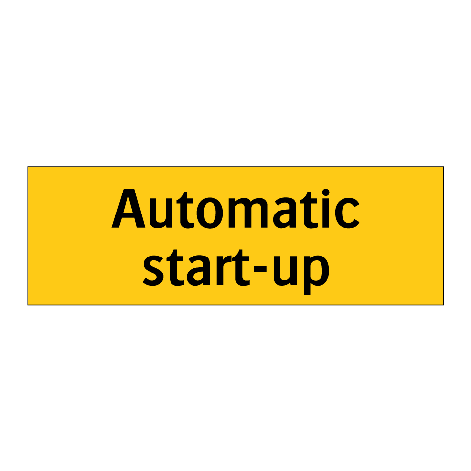 Automatic start-up