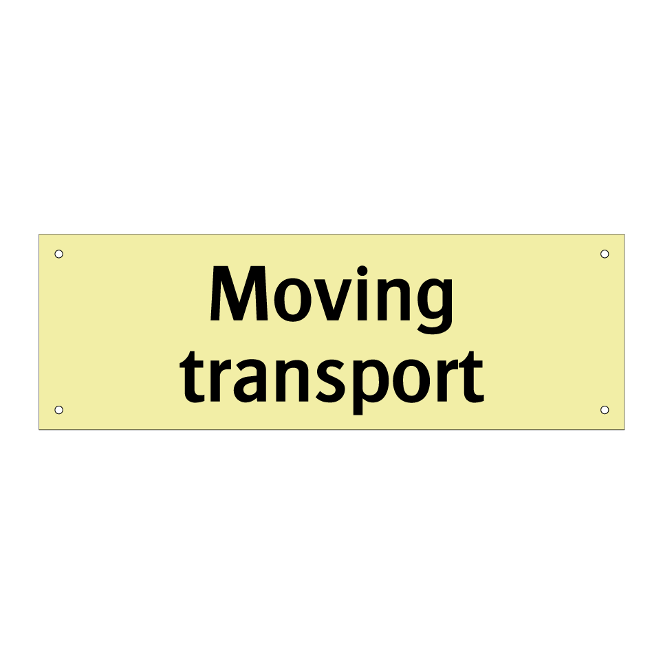 Moving transport