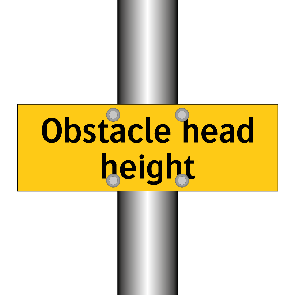Obstacle head height