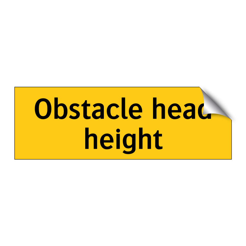 Obstacle head height