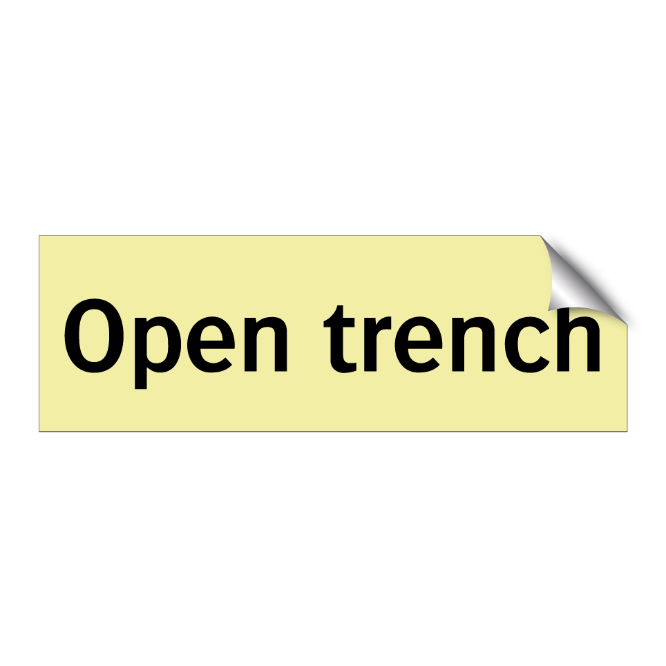 Open trench